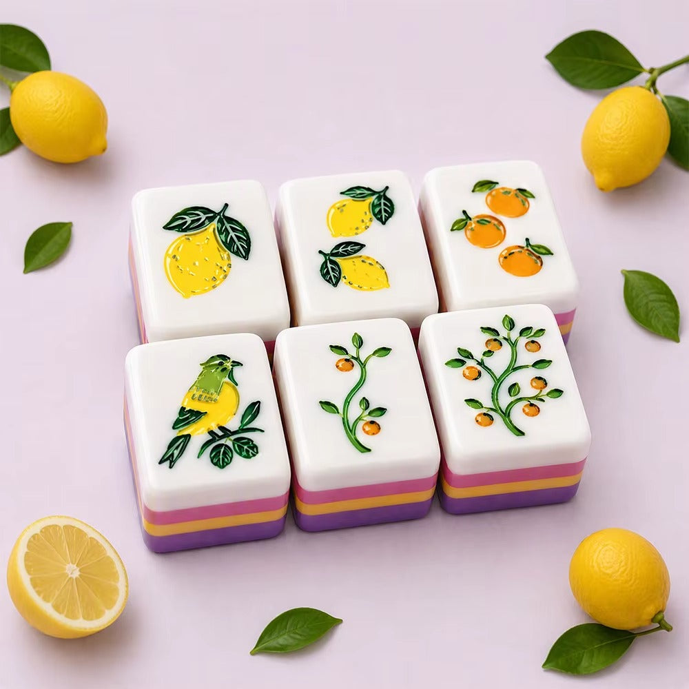 Lemon Garden American Mahjong Set β 160 Tiles