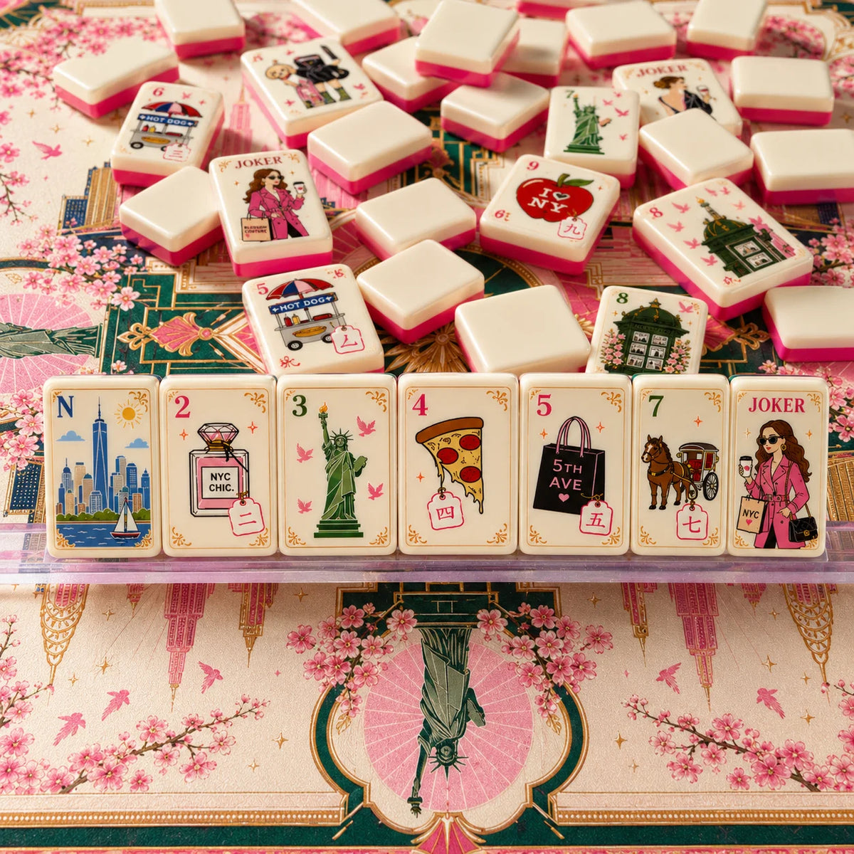New York City Chic American Mahjong Set β 160 Tiles