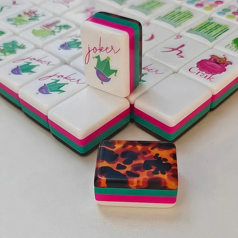 Leopard American Mahjong Set — 160 Tiles