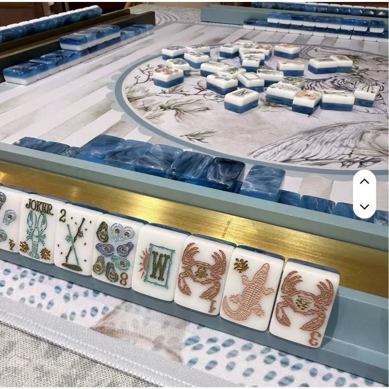Blue Ocean American Mahjong Set β 160 Tiles