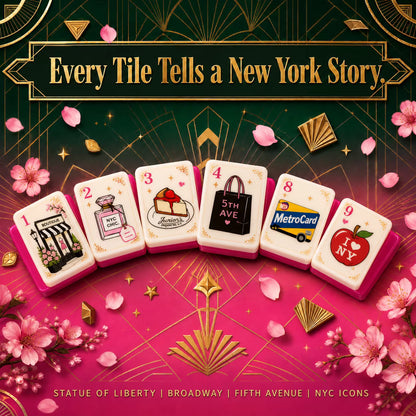 New York City Chic American Mahjong Set — 160 Tiles