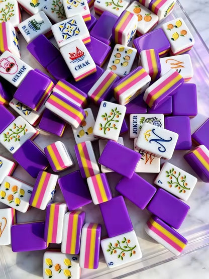 Lemon Garden American Mahjong Set — 160 Tiles