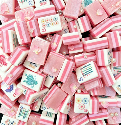 Blush Blossom American Mahjong Set — 160 Tiles