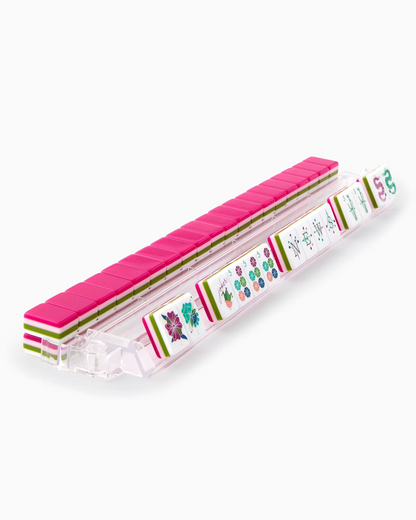Pink Peony American Mahjong Set — 160 Tiles