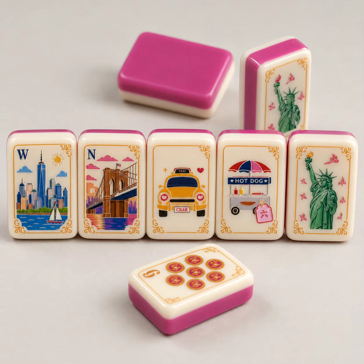New York City Chic American Mahjong Set — 160 Tiles