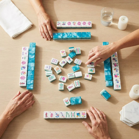 Flamingo Lagoon Mahjong Set — 160 Tiles