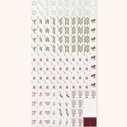 Desert Rose American Mahjong Set — 160 Tiles