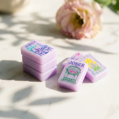Paris Garden Floral American Mahjong Set – 160 Tiles