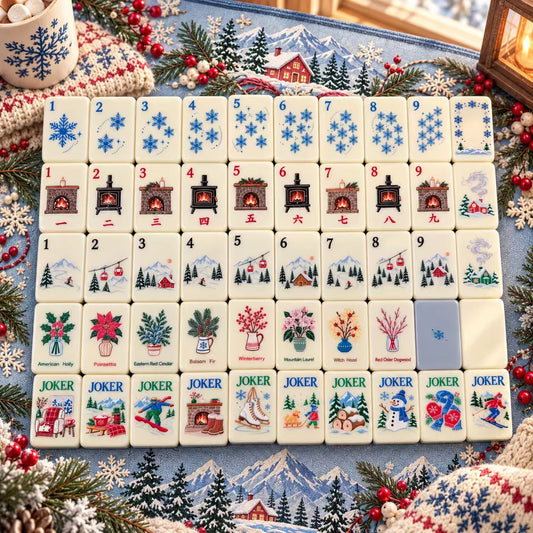 Winter Wonderland American Mahjong Set — 160 Tiles