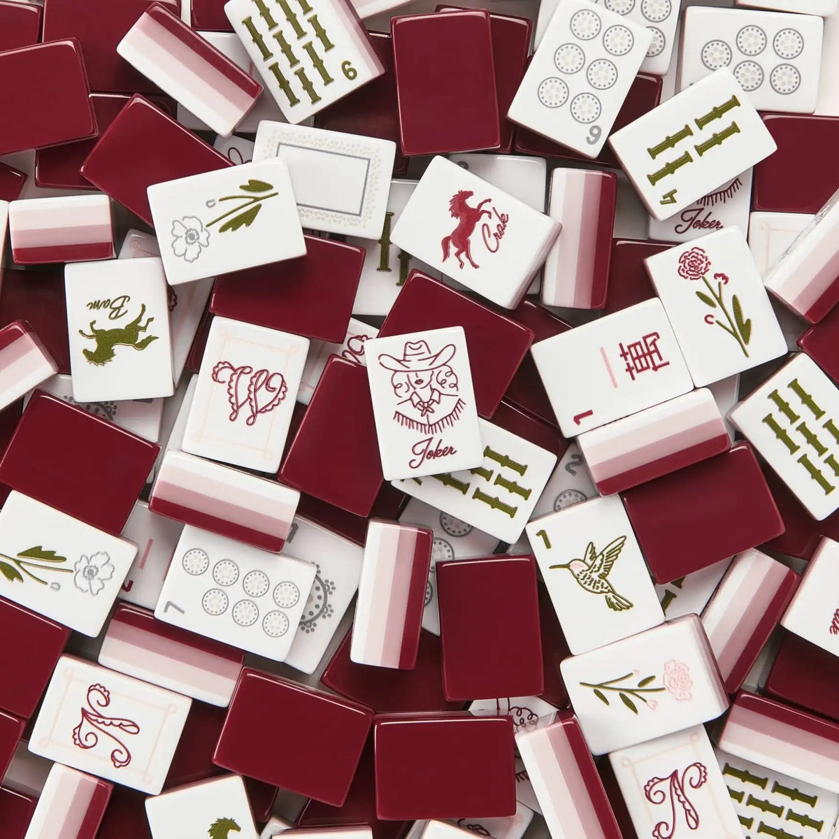 Desert Rose American Mahjong Set — 160 Tiles