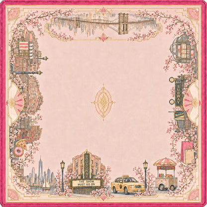 New York Blossom Mahjong Mat