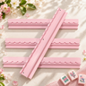 Pearl Ripple Scalloped Wood Mahjong Racks – Set of 4 20-Inches