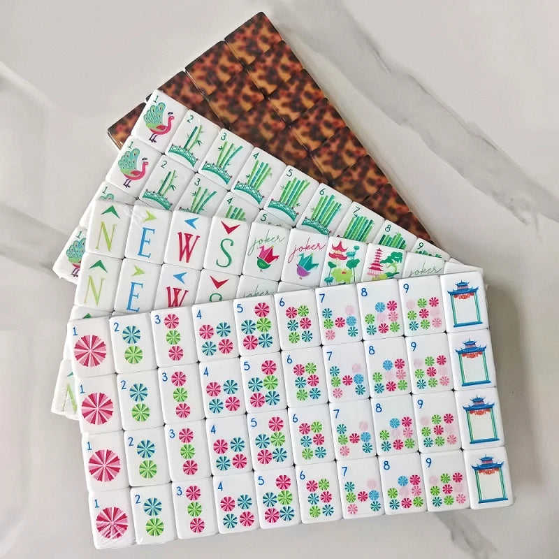Leopard American Mahjong Set — 160 Tiles