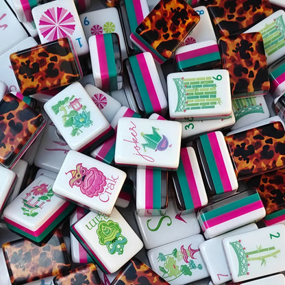 Leopard American Mahjong Set — 160 Tiles