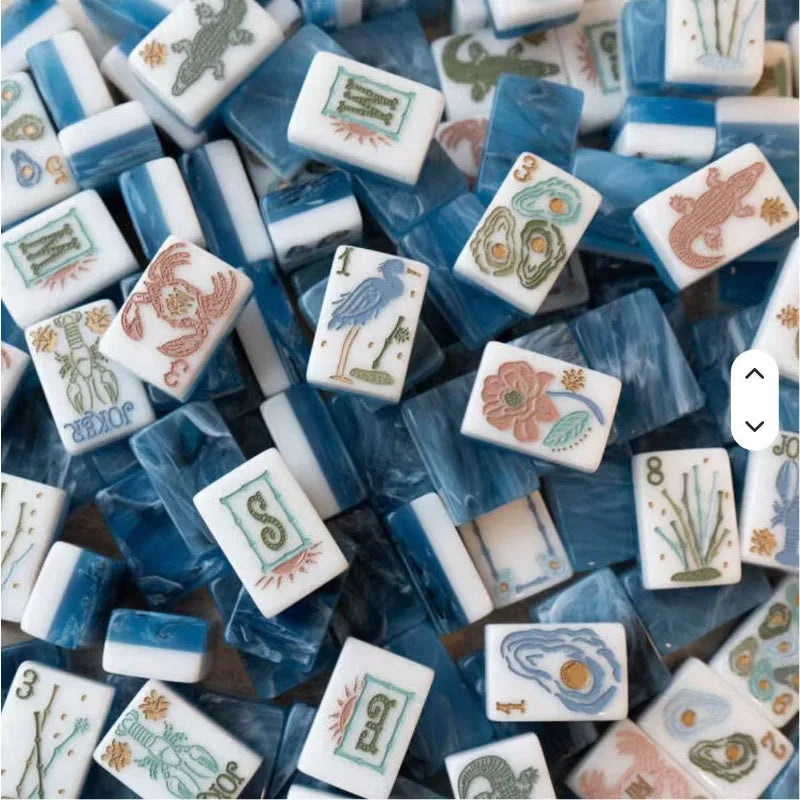 Blue Ocean American Mahjong Set — 160 Tiles