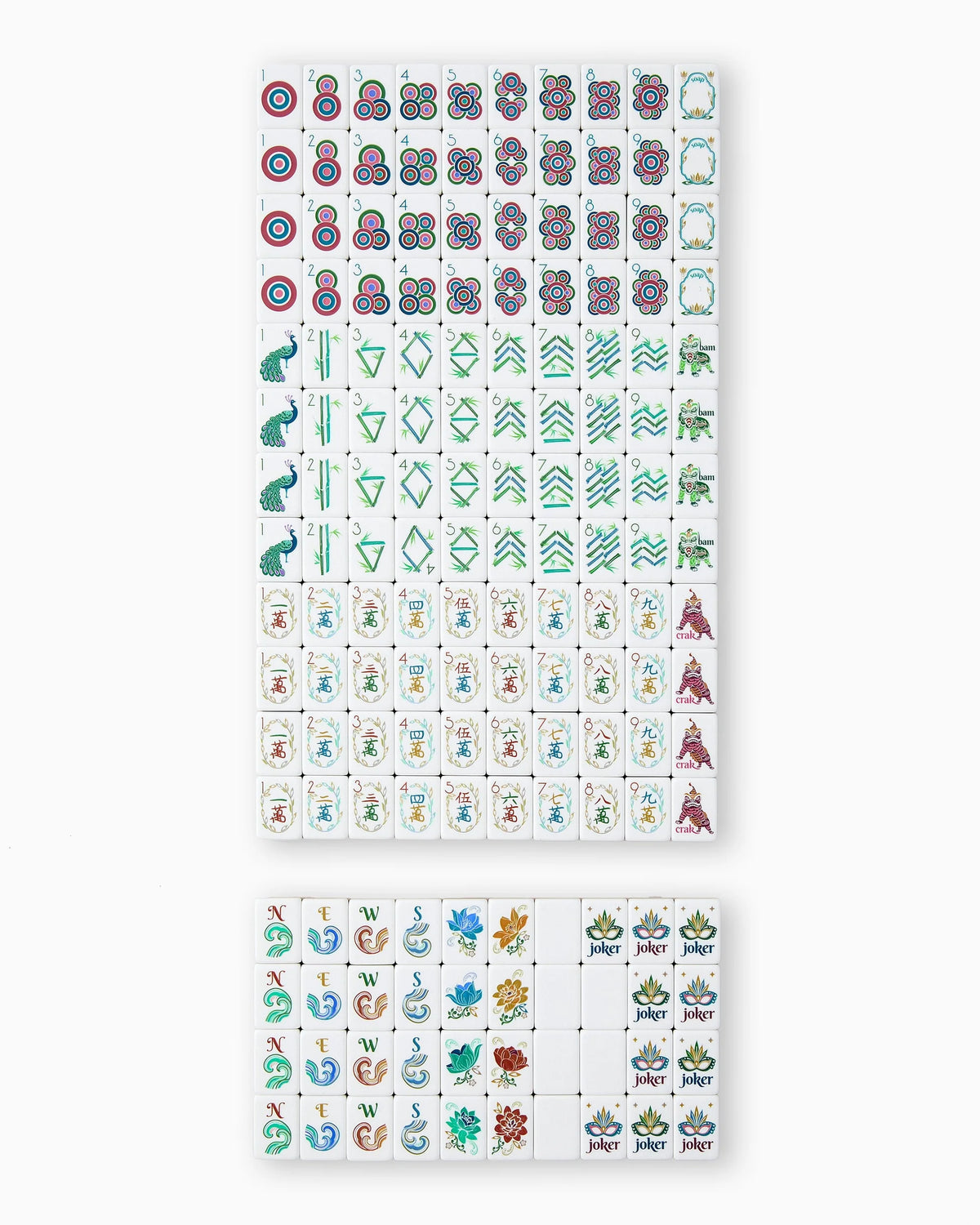 Sierra Bloom Mahjong Set